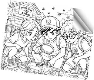 Print and coloring page